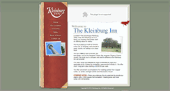 Desktop Screenshot of kleinburginn.com