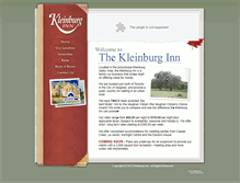 Tablet Screenshot of kleinburginn.com